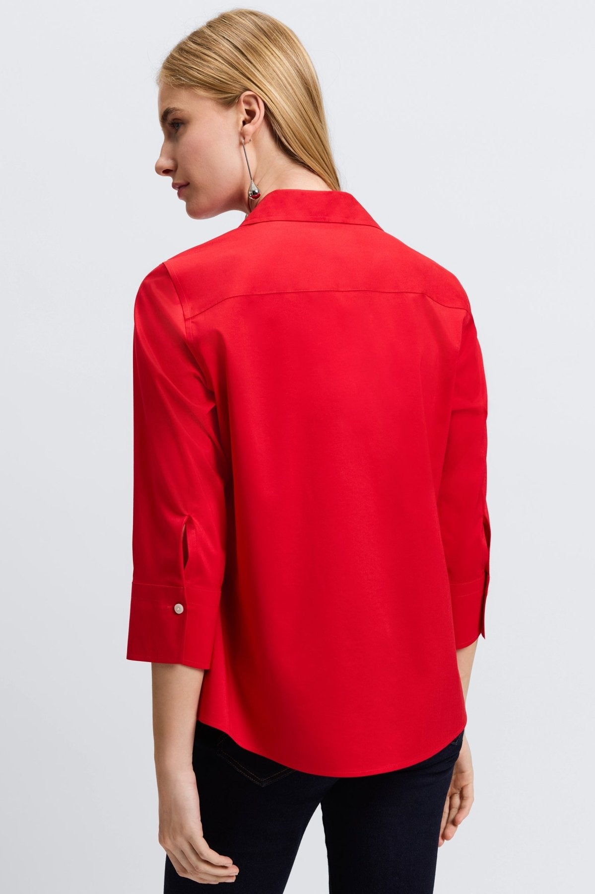 Mary No Iron Stretch 3/4 Sleeve Shirt