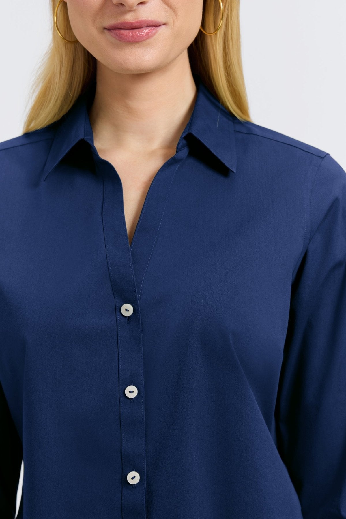Mary No Iron Stretch 3/4 Sleeve Shirt