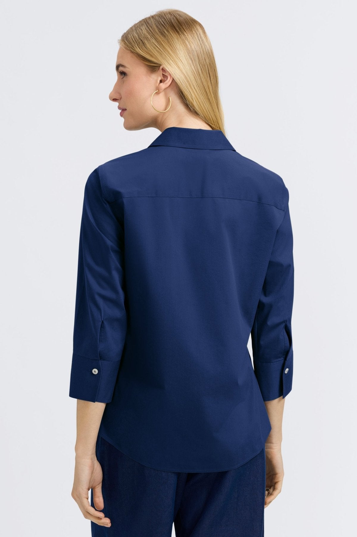 Mary No Iron Stretch 3/4 Sleeve Shirt