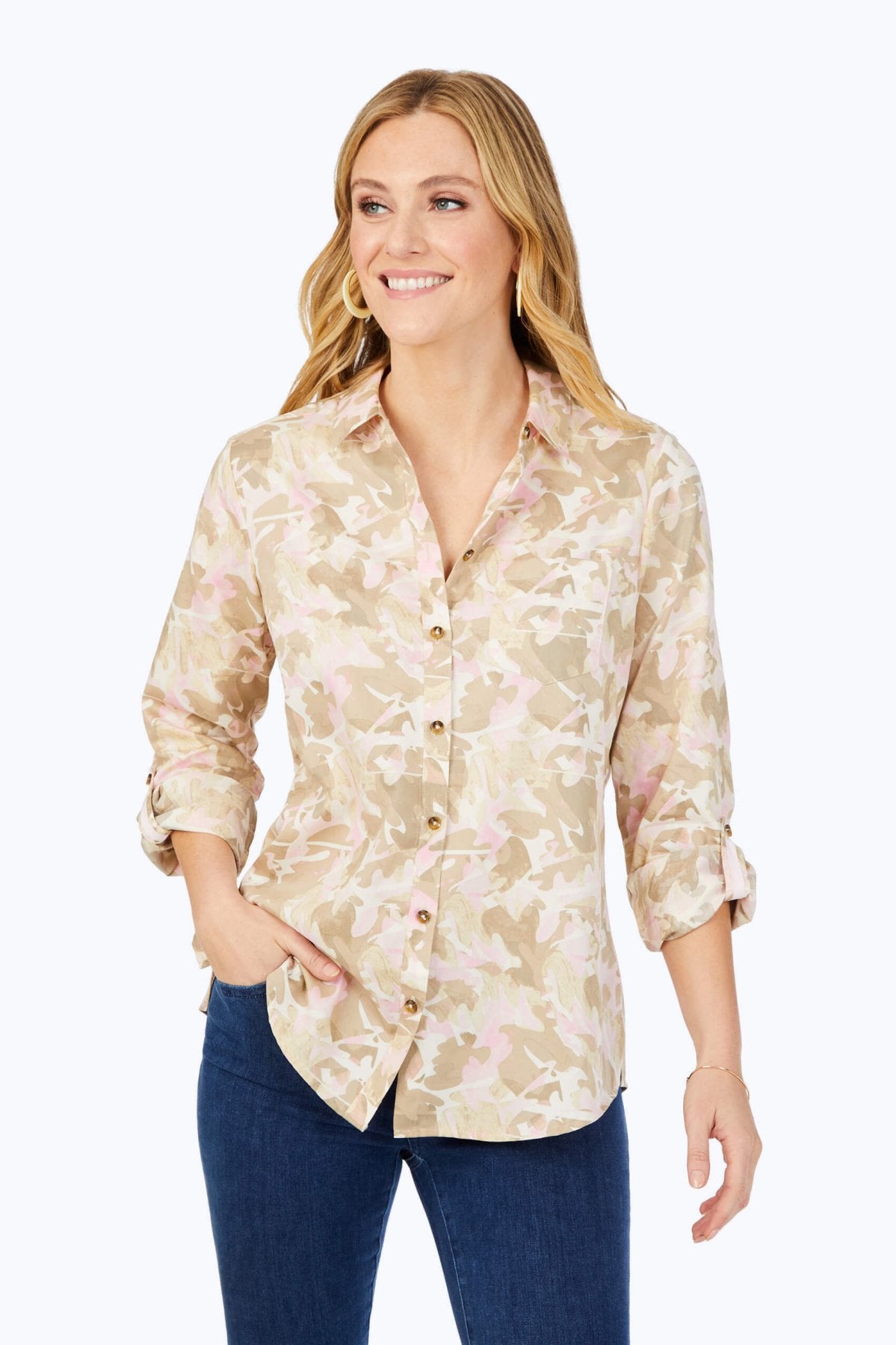 Zoey Cozy Camo Shirt