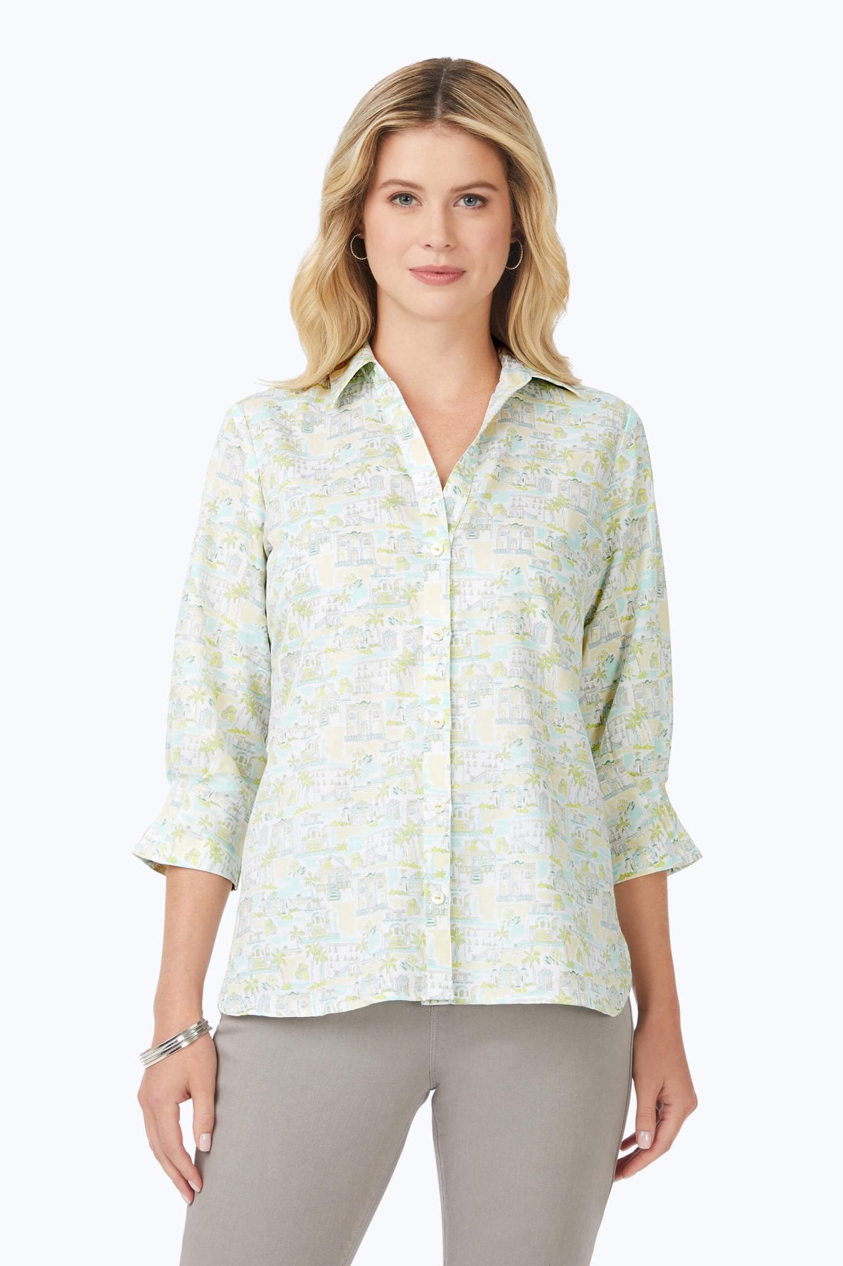 Meryl Coast to Coast 3/4 Sleeve Shirt