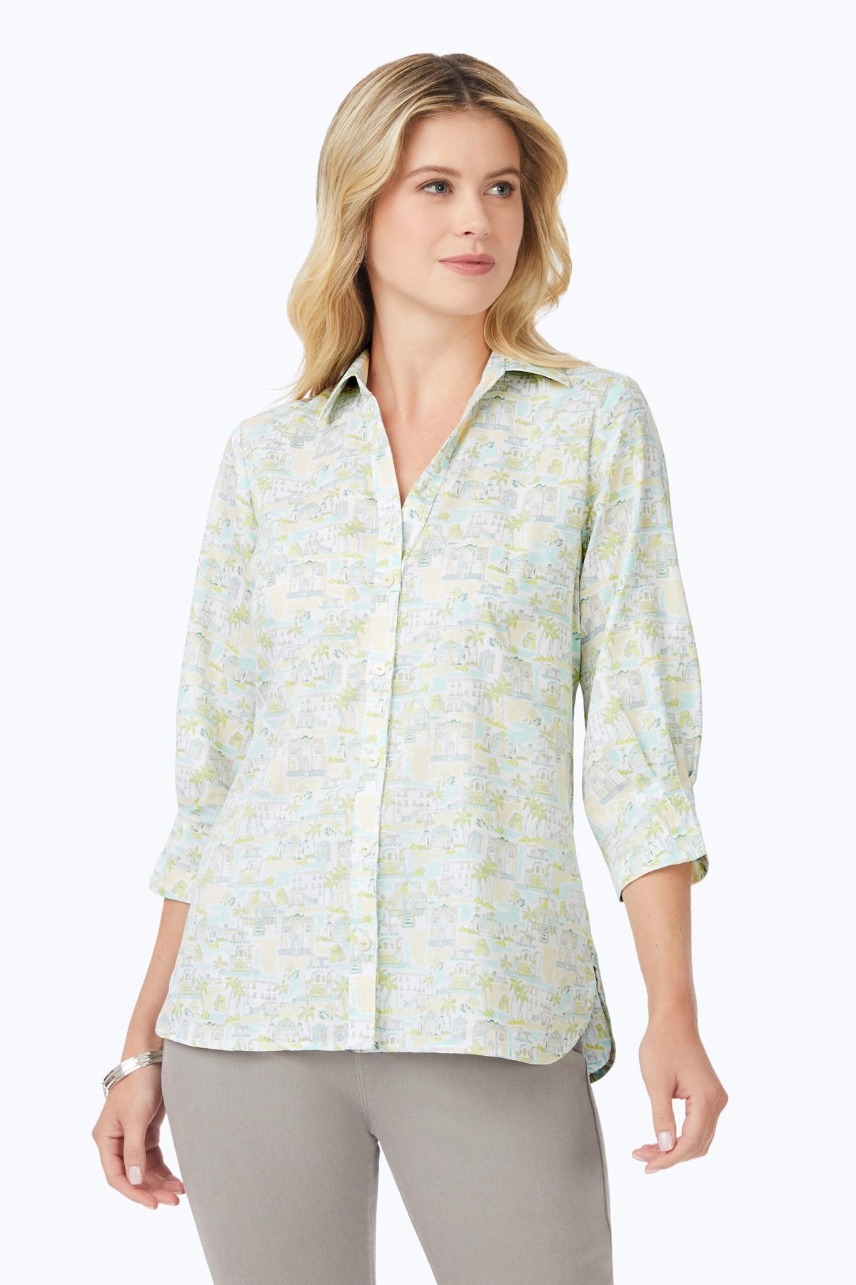 Meryl Coast to Coast 3/4 Sleeve Shirt