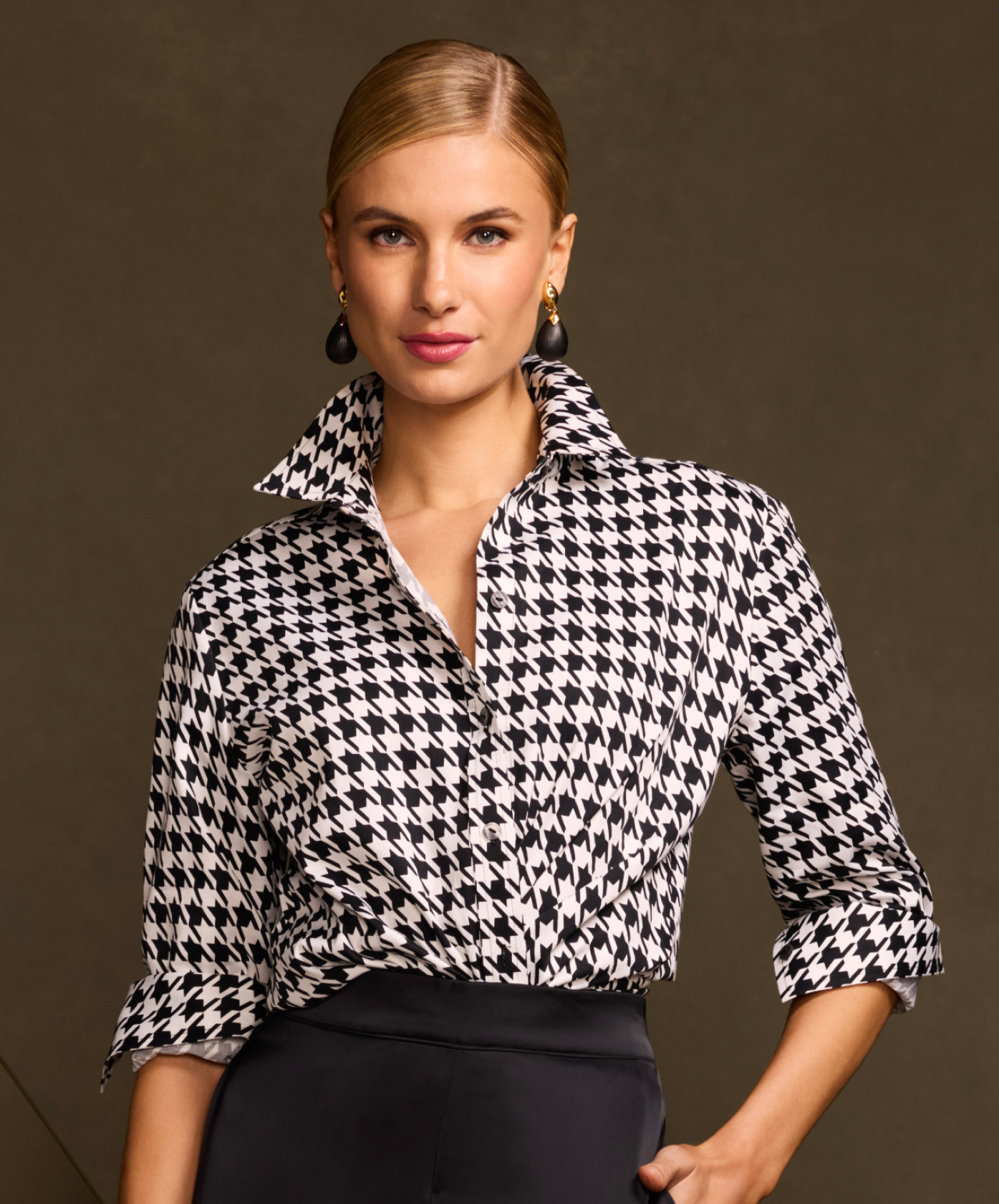 New arrivals at Foxcroft, modern blouses with flattering fits