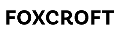 Foxcroft logo in font on a white background