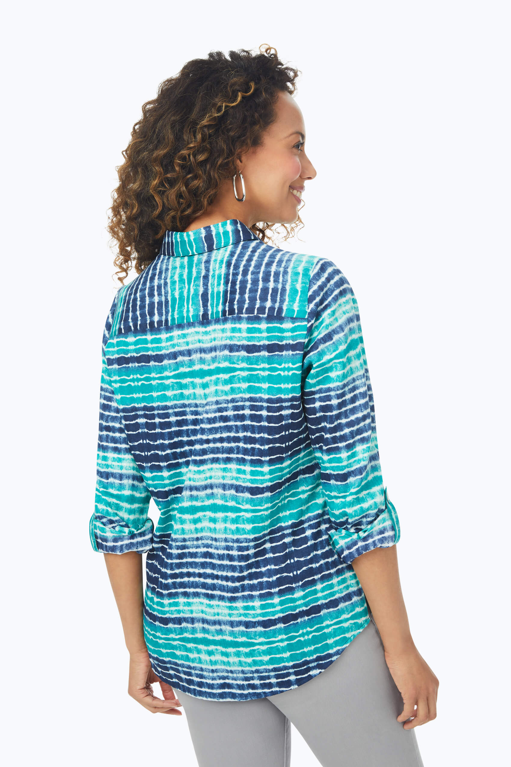 Zoey Non-Iron Northern Lights Shirt
