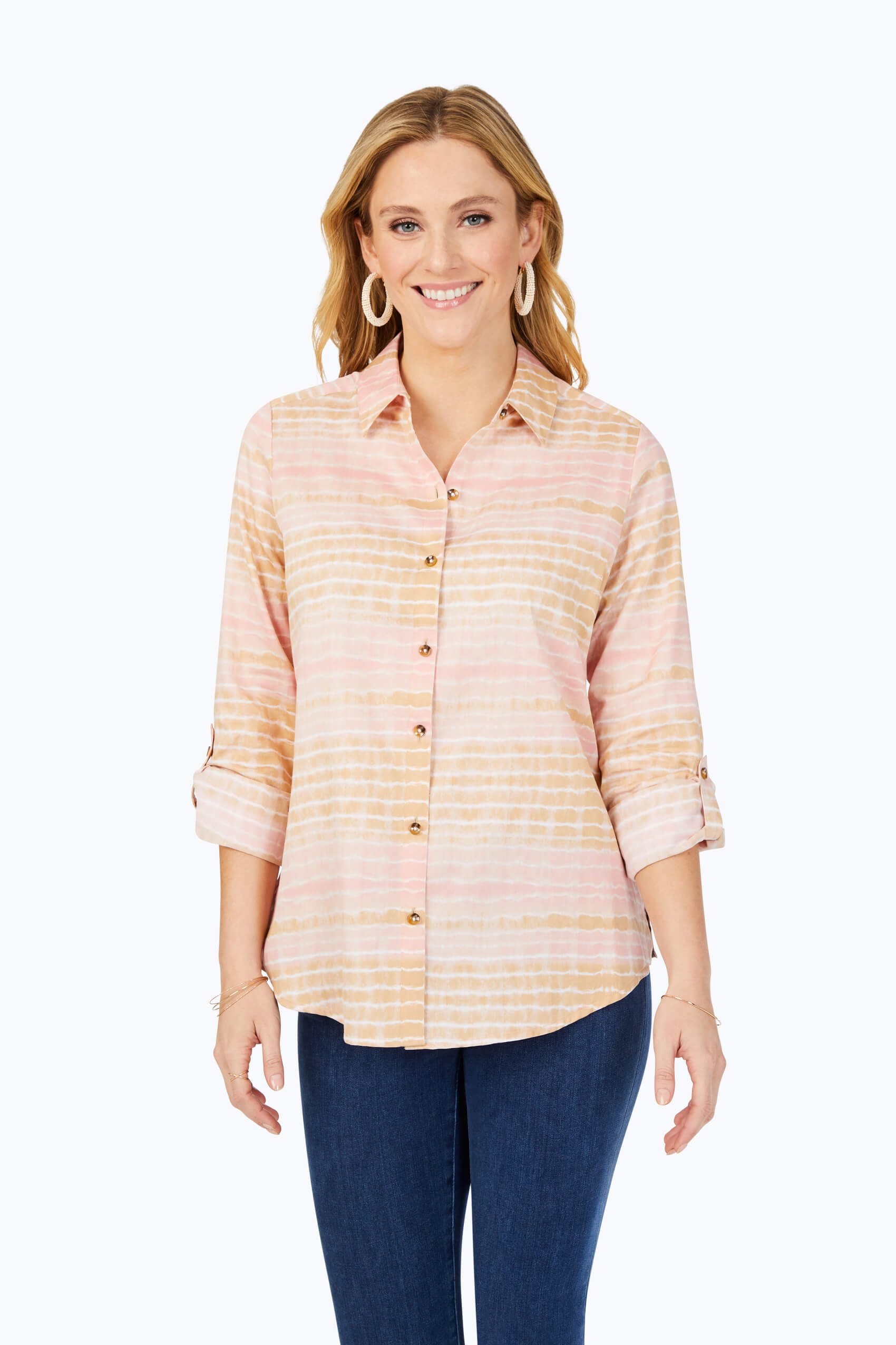 Zoey Non-Iron Northern Lights Shirt