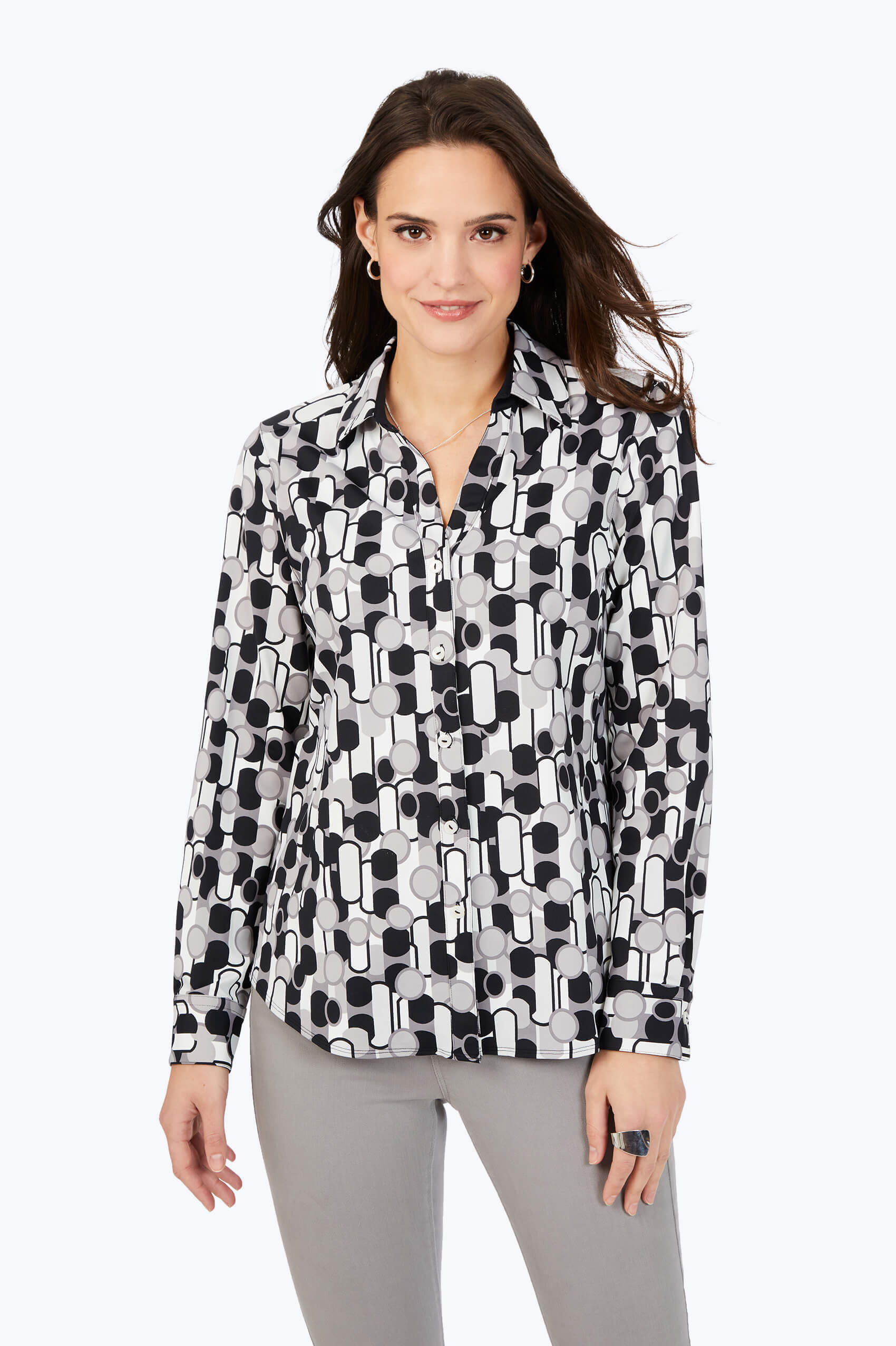 Mary Retro Bubbles Jersey Shirt