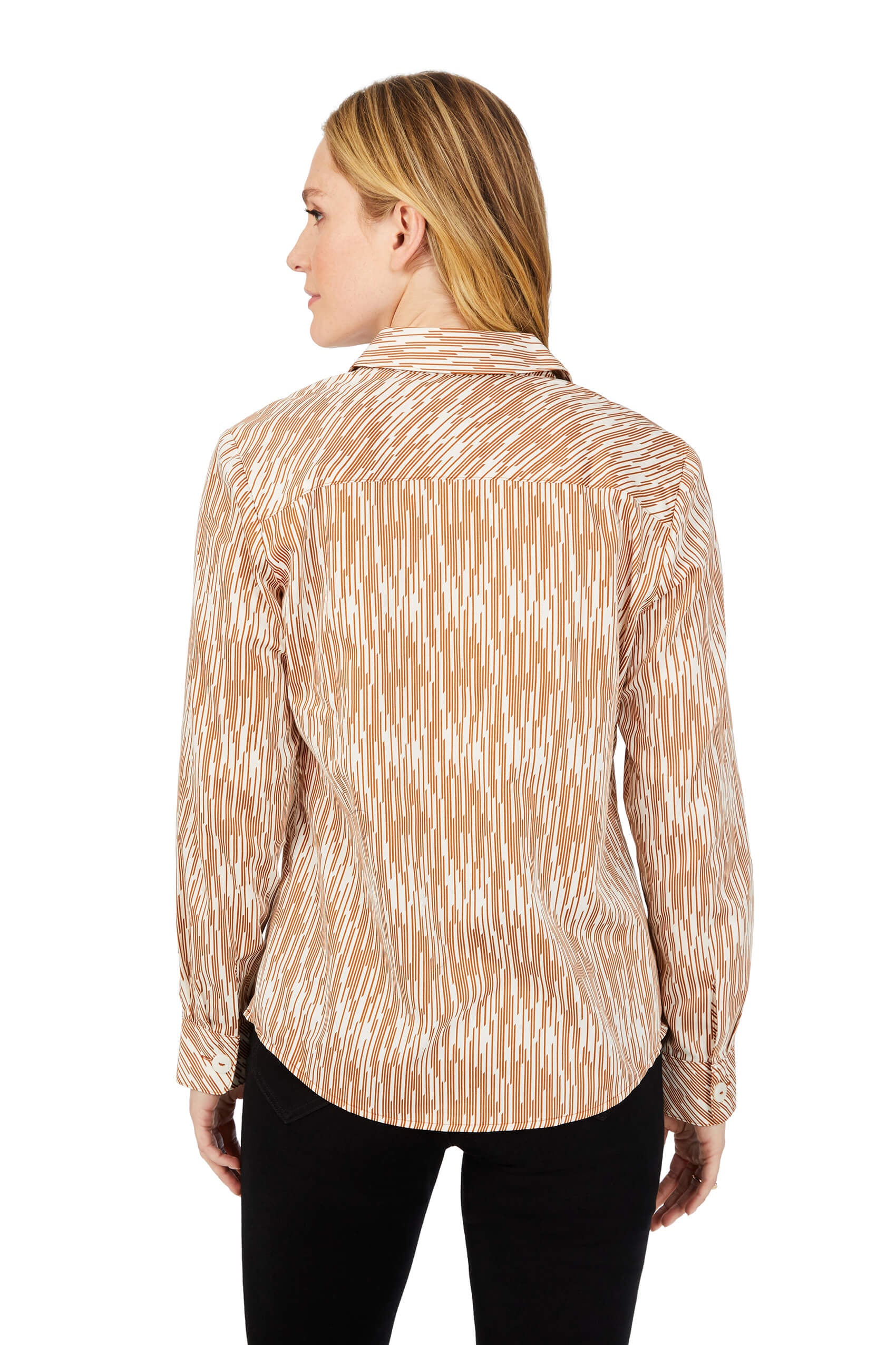 Ava Non-Iron Warm Geo Shirt