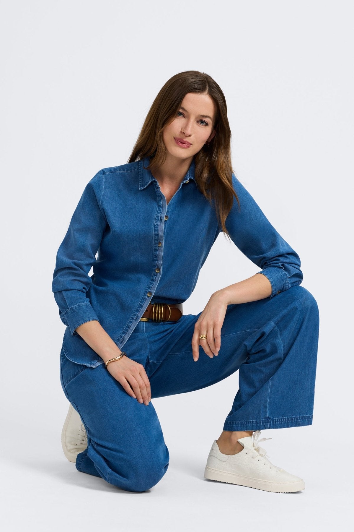 Charlie Tencel® Denim Long Sleeve Shirt