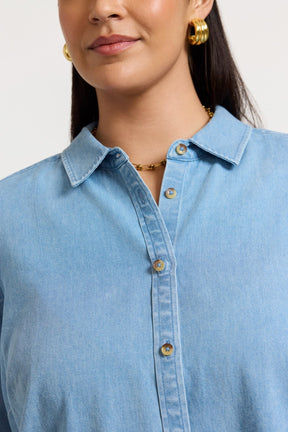 Hampton Plus Tencel® Denim Long Sleeve Shirt