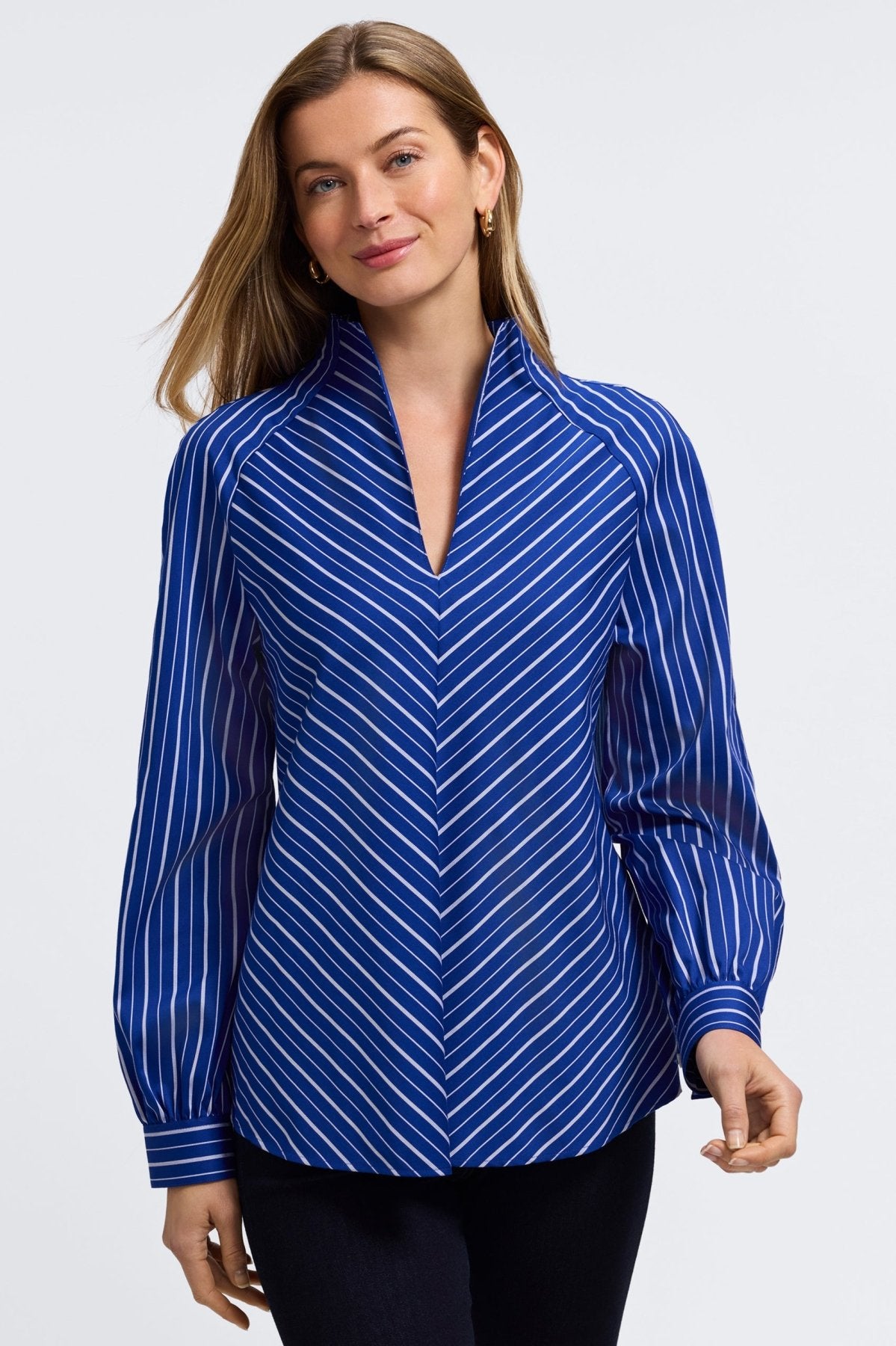 #color_blue & white wide stripe