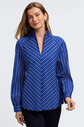 #color_blue & white wide stripe