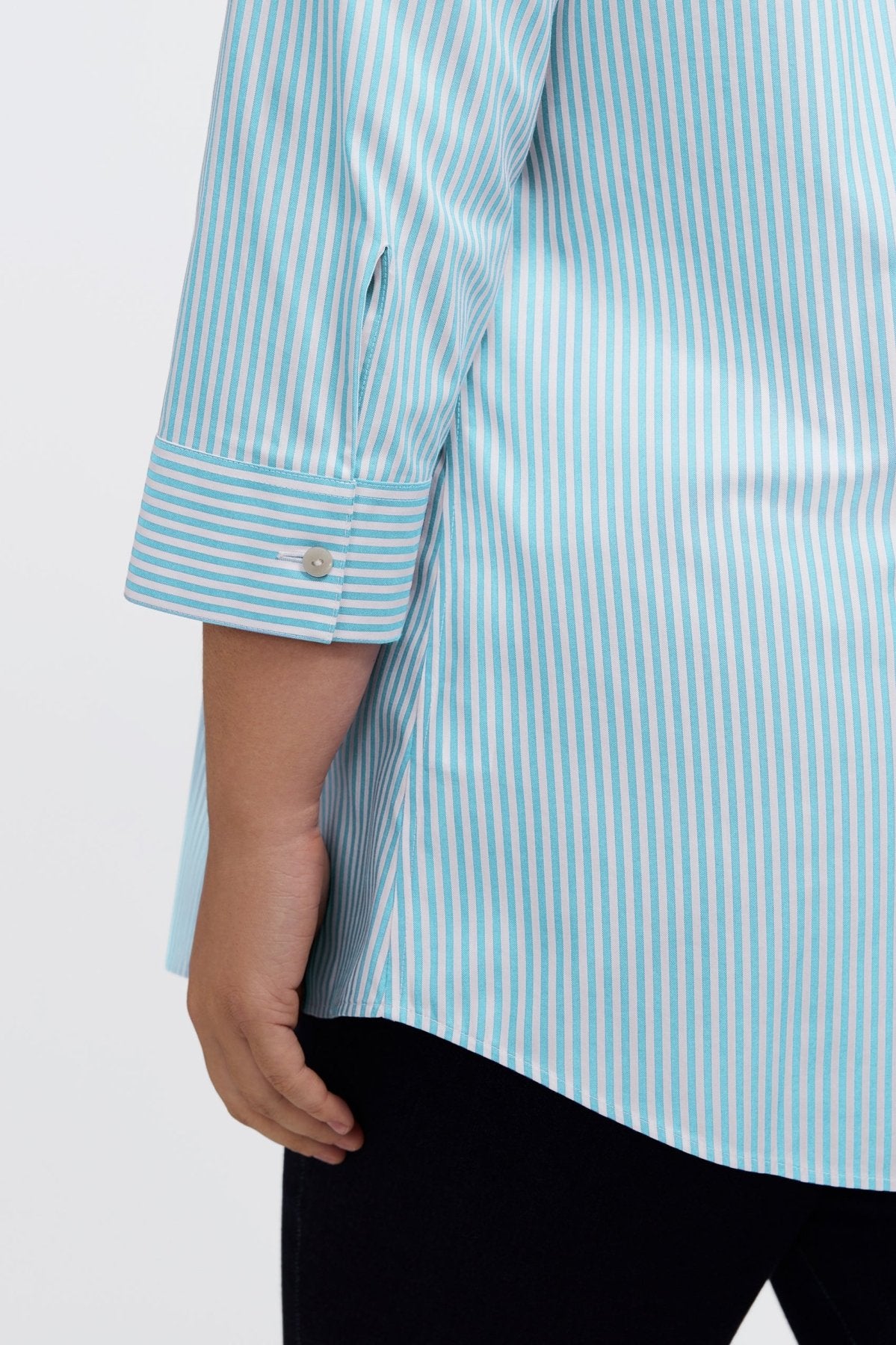 #color_capri pinpoint stripe