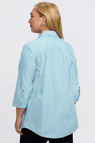 #color_capri pinpoint stripe