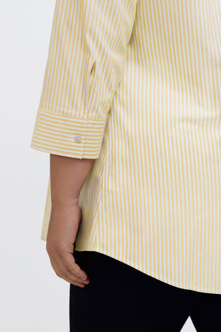 #color_lemon pinpoint stripe