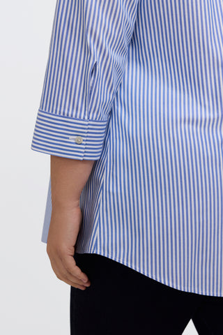 #color_powder blue pinpoint stripe