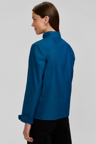 Tammy No Iron Pinpoint Long Sleeve Popover Shirt