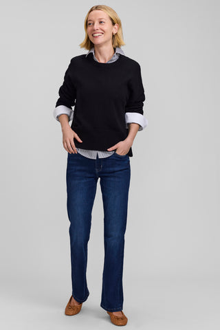 Crew Neck Pocket Sweater