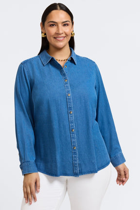Hampton Plus Tencel® Denim Long Sleeve Shirt