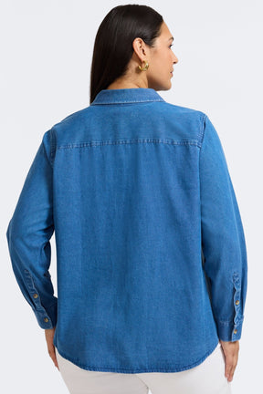 Hampton Plus Tencel® Denim Long Sleeve Shirt