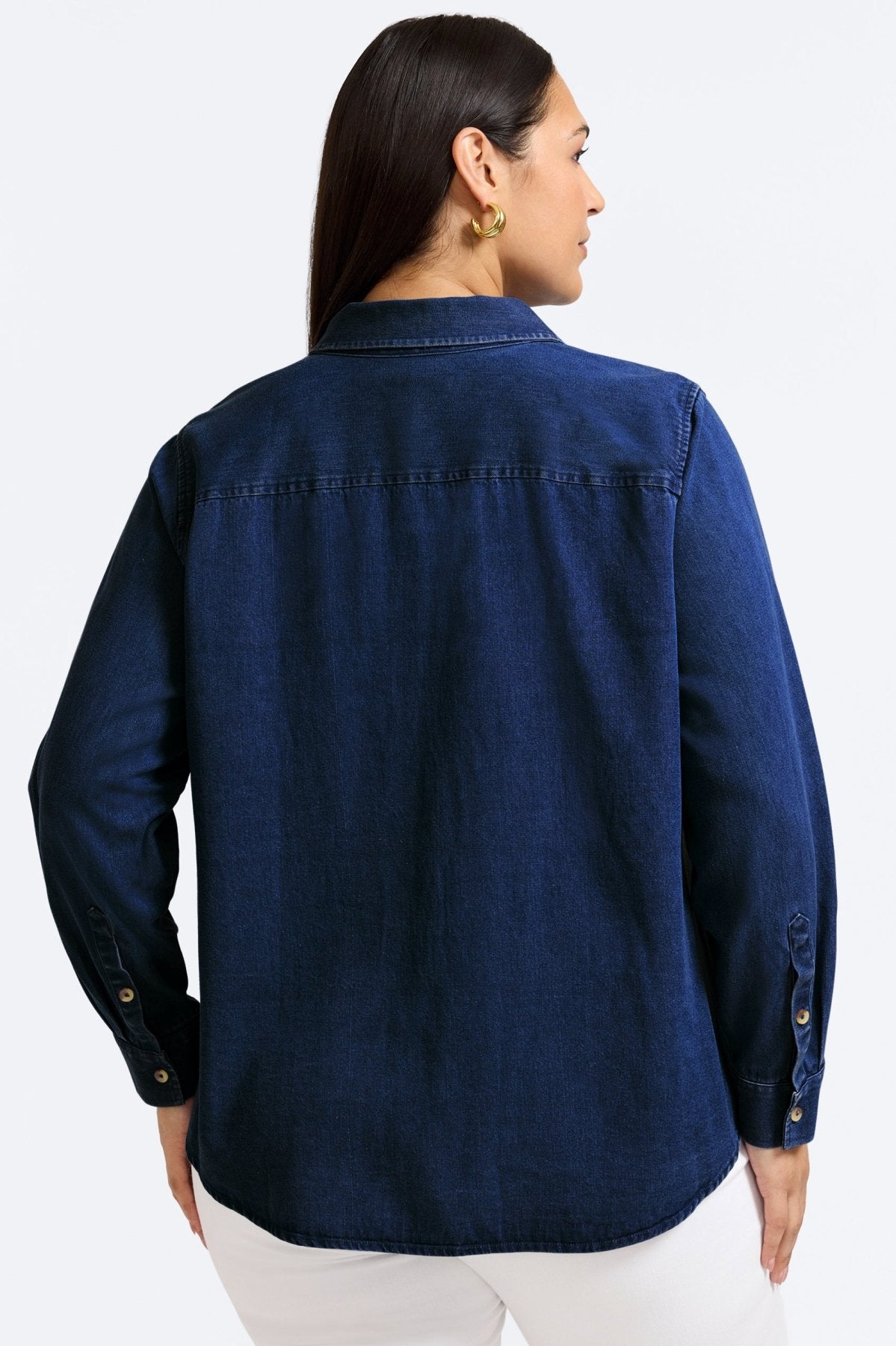 Hampton Plus Tencel® Denim Long Sleeve Shirt