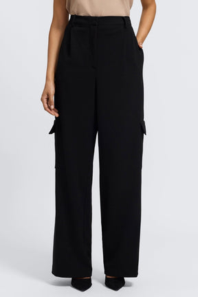 Elizabeth Knit Crepe Cargo Pants