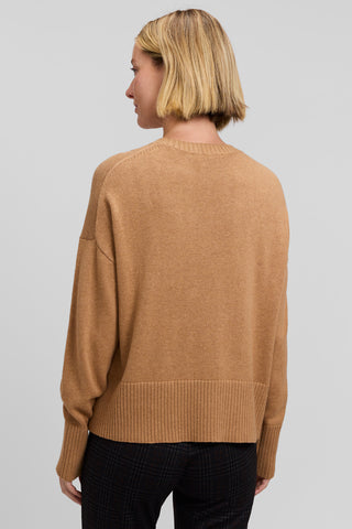 Crew Neck Pocket Sweater