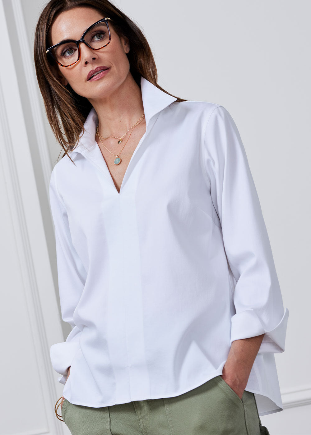Women's Non-Iron Apparel- Foxcroft