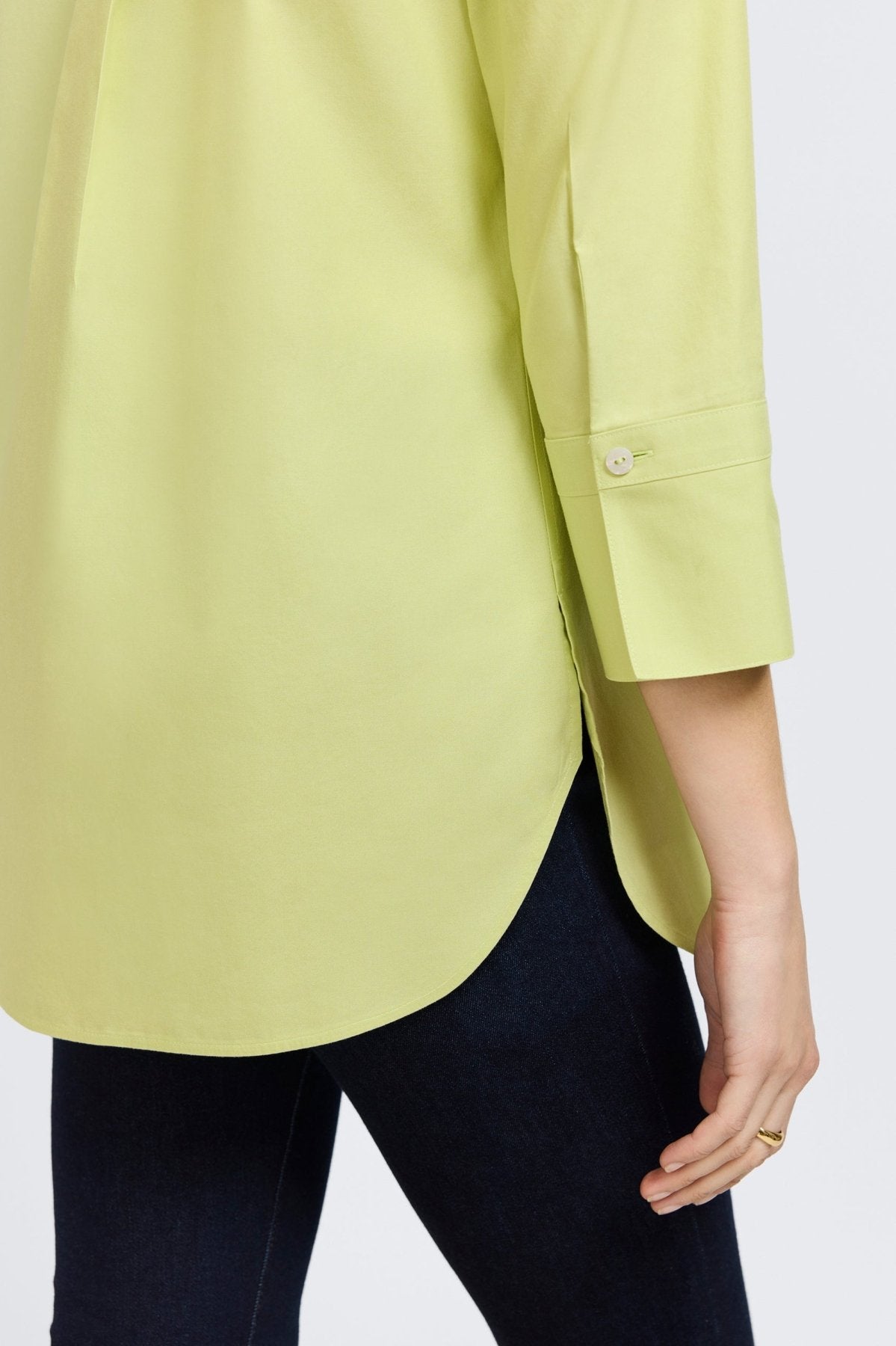 Madison No Iron Pinpoint 3/4 Sleeve Tunic