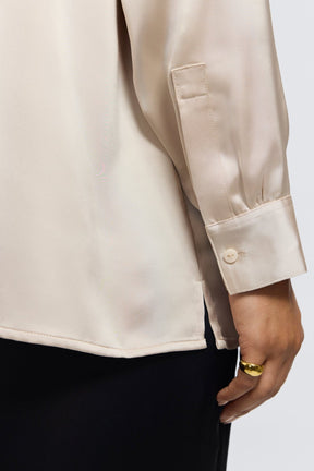 Bianca Plus Beyond Silk Long Sleeve Shirt