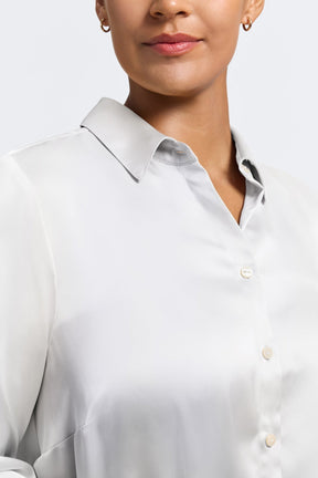 Bianca Plus Beyond Silk Long Sleeve Shirt