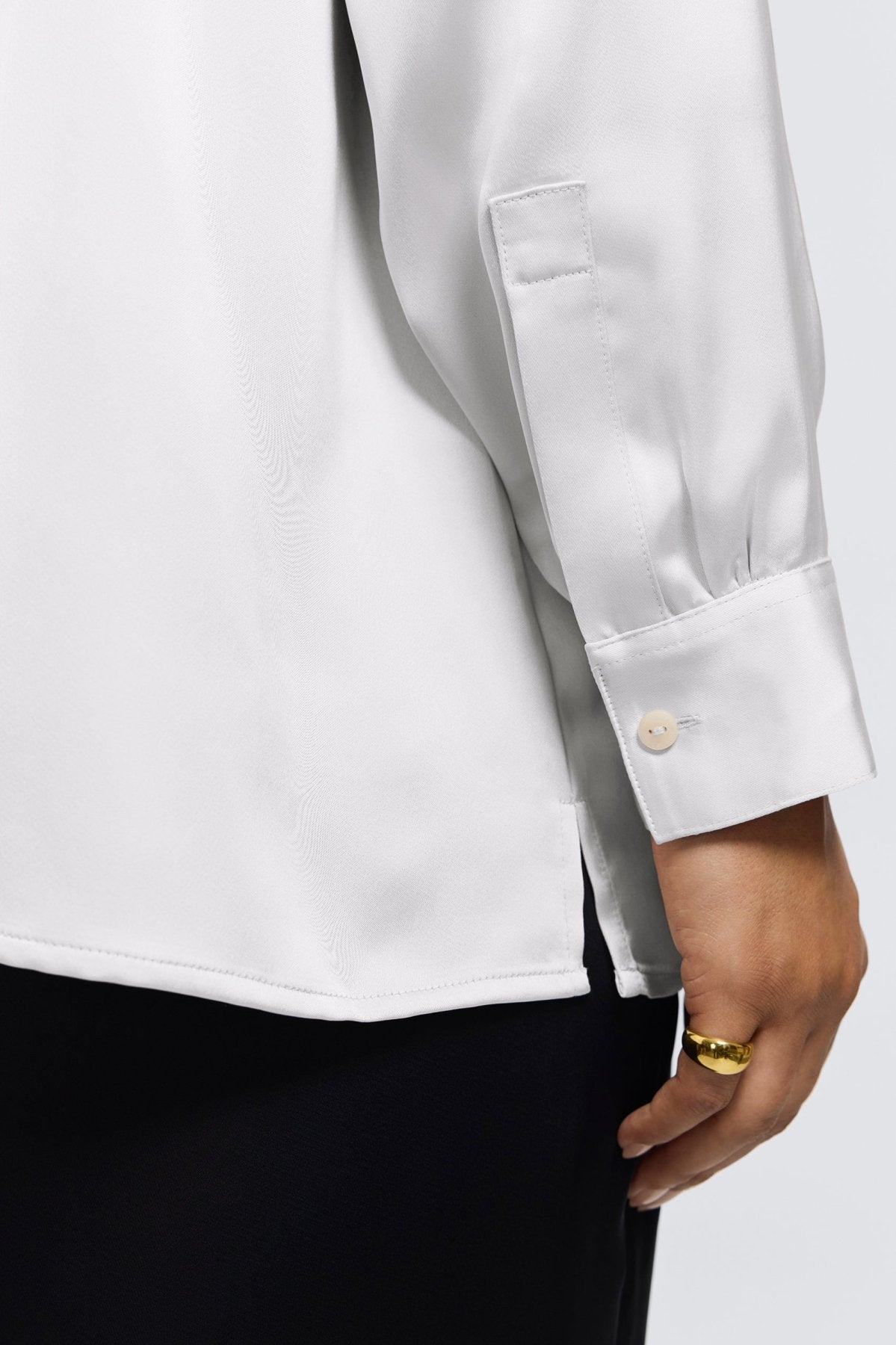 Bianca Plus Beyond Silk Long Sleeve Shirt