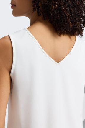 Callie Knit Crepe Reversible Sleeveless Tank