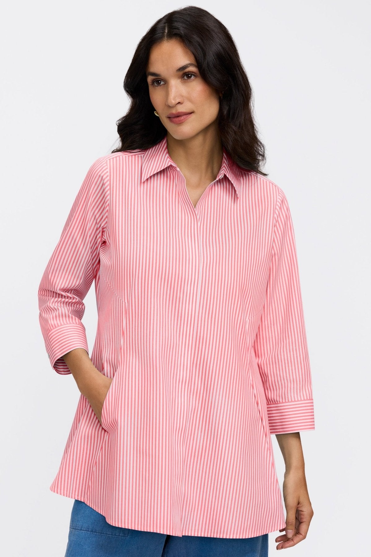 #color_coral reef pinpoint stripe