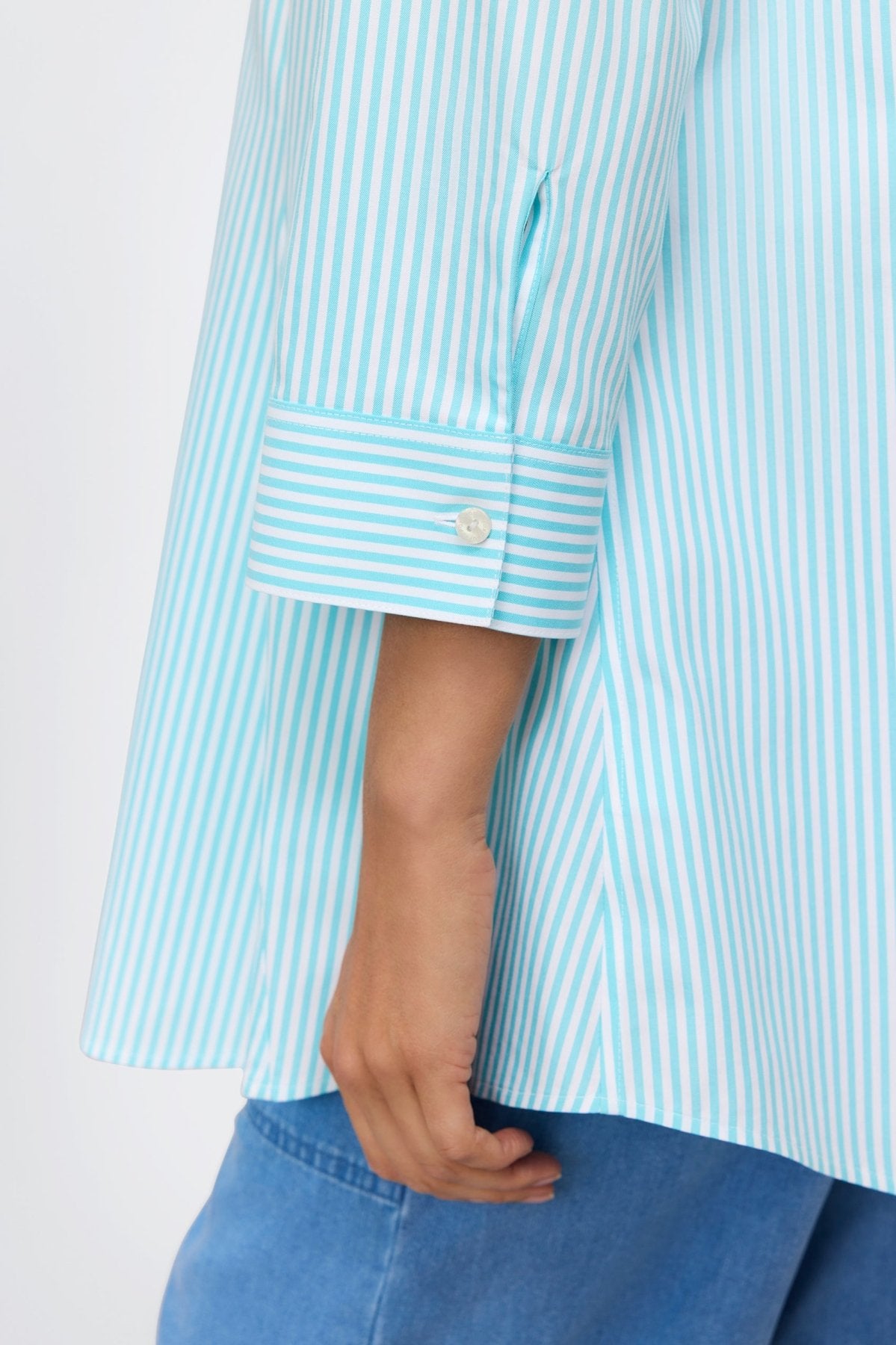 #color_capri pinpoint stripe