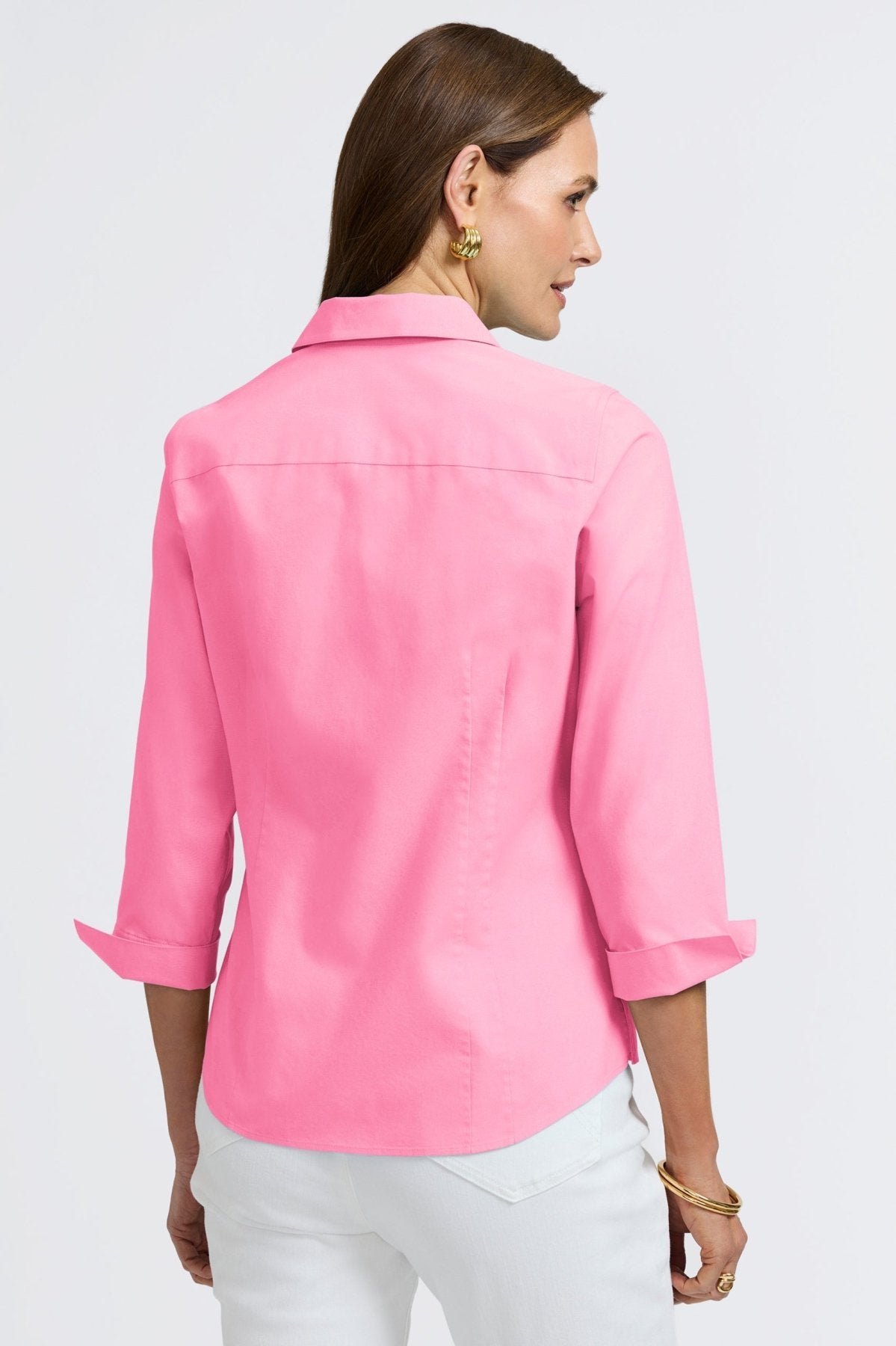 Taylor Essential Pinpoint Non-Iron Shirt- Foxcroft