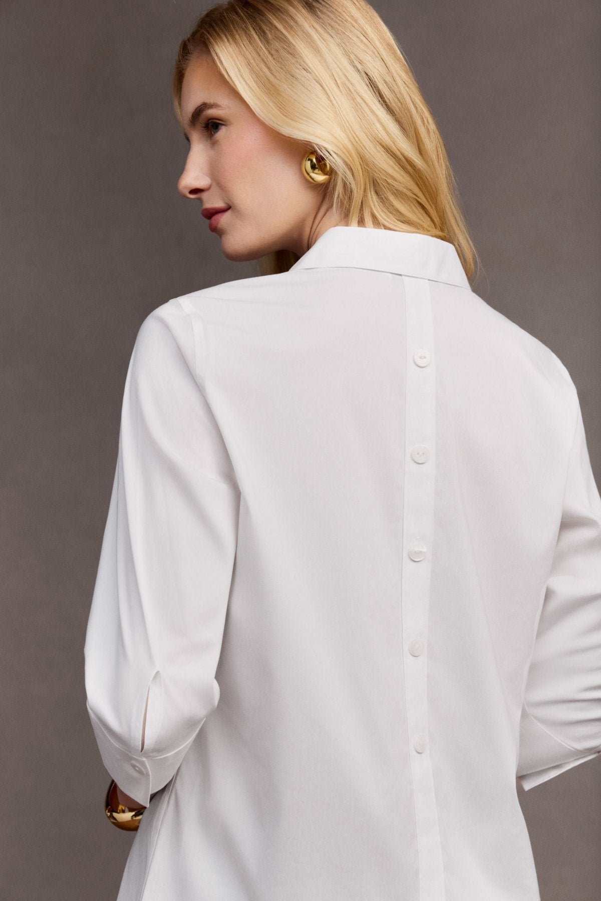Pamela No Iron Stretch 3/4 Sleeve Tunic