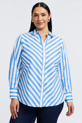 #color_cobalt blue springtime stripe
