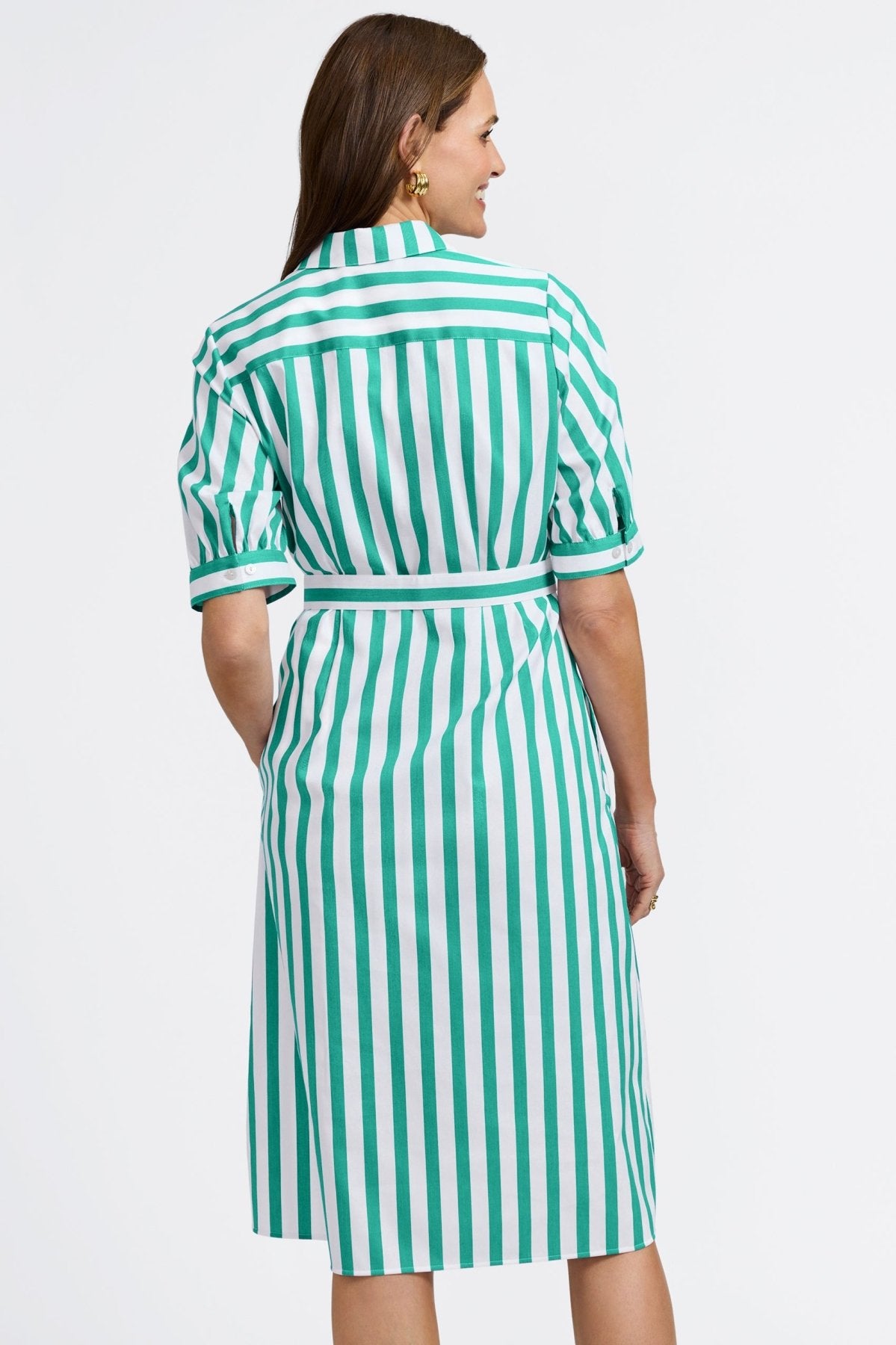 #color_kelly green springtime stripe