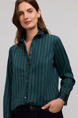 Charlie Animal Border Long Sleeve Shirt