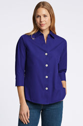 Paityn No Iron Pinpoint 3/4 Sleeve Shirt