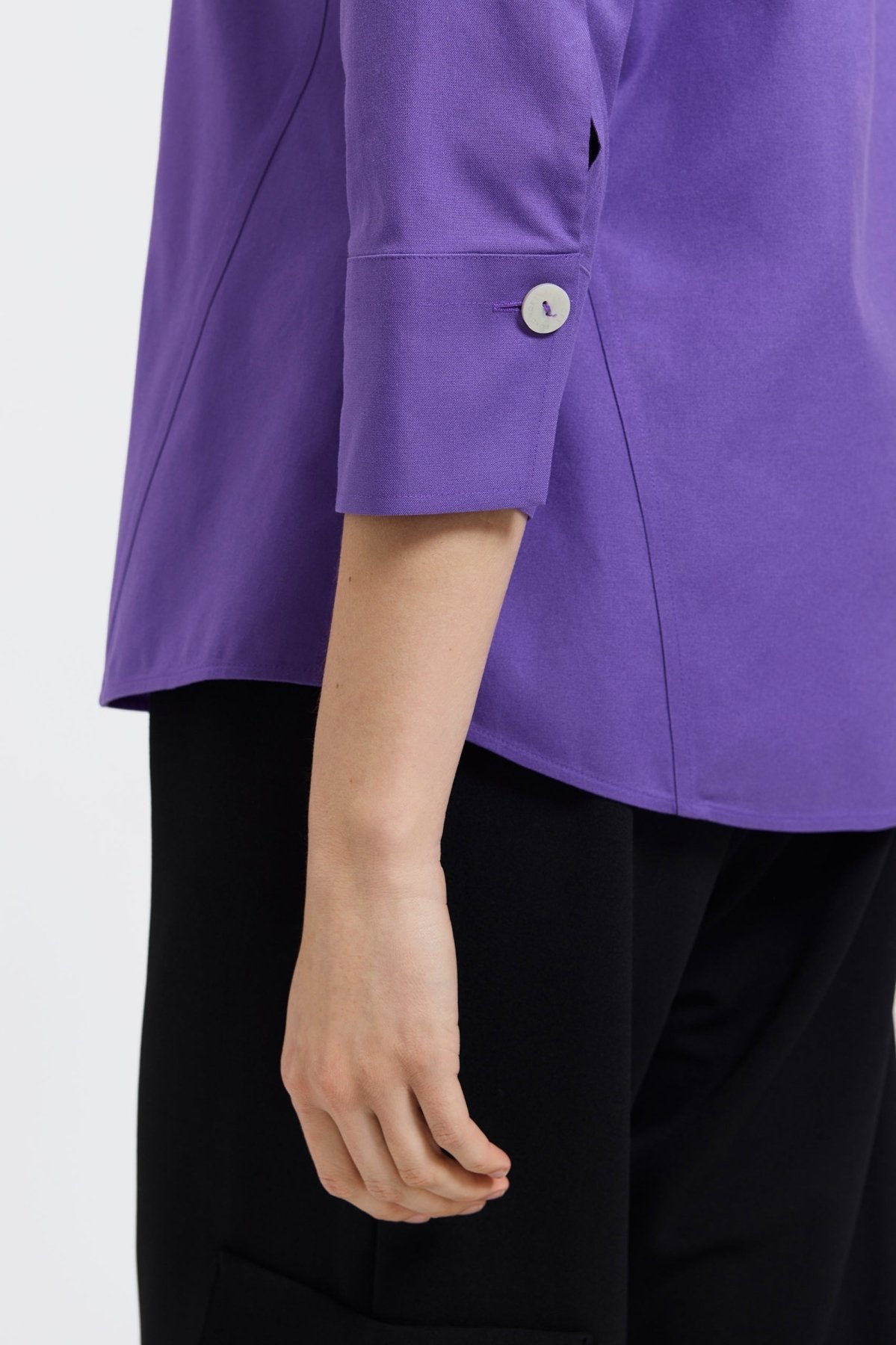 Paityn No Iron Pinpoint 3/4 Sleeve Shirt