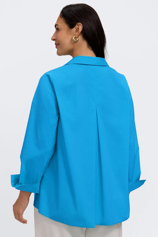 Agnes Plus No Iron Stretch Long Sleeve Popover Shirt