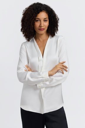 Rosalie Beyond Silk Long Sleeve Shirt