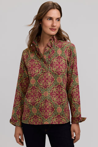 Tammy Fall Medallion Long Sleeve Popover