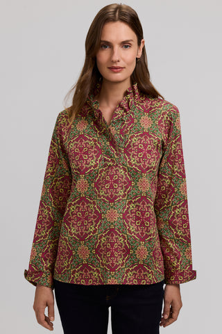 Tammy Fall Medallion Long Sleeve Popover
