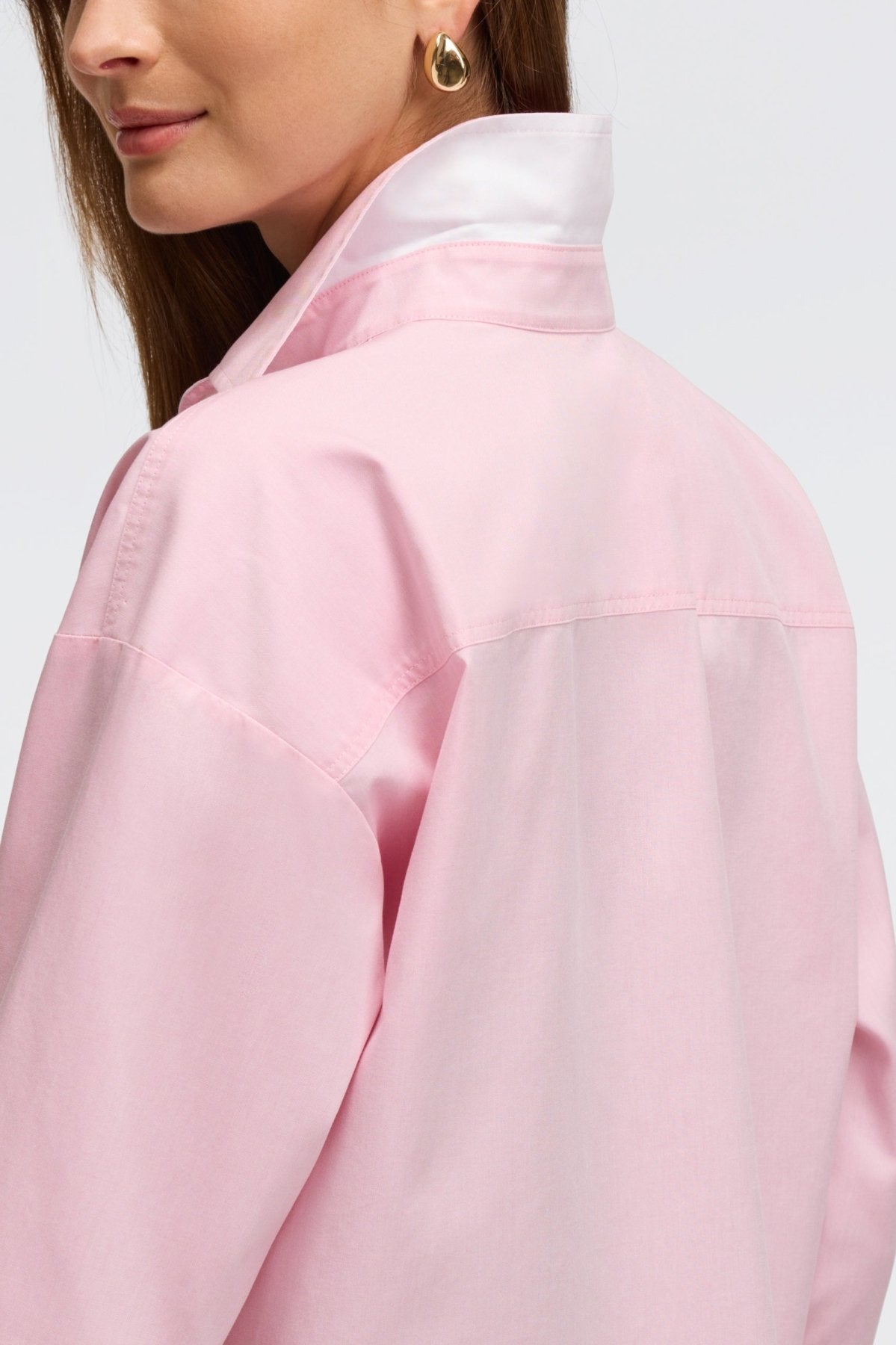 Marina Solid Pinpoint No Iron Pocket Long Sleeve Shirt