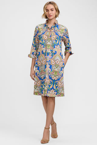Tammy Garden Paisley 3/4 Sleeve Dress