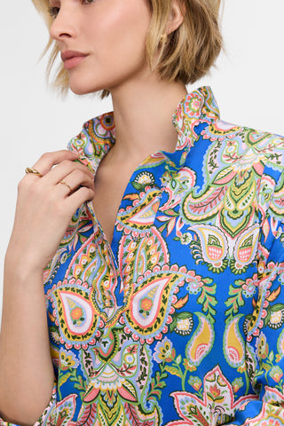 Tammy Plus Garden Paisley 3/4 Sleeve Dress