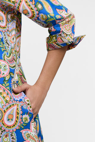 Tammy Plus Garden Paisley 3/4 Sleeve Dress